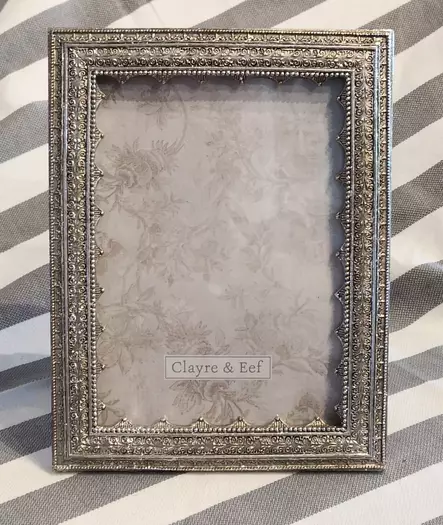 Valokuvakehys "pitsireuna" hopeanvärinen - Valokuvakehykset - 8717459149830 - 1