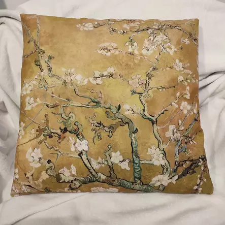 Koristetyyny keltainen kukkivat oksat - Tyynyt ja tyynynpäälliset - 8717459790582 - 1