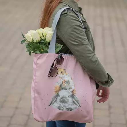 Wrendale canvas kassi "pyramidi" - Laukut ja kassit - 5056464301332 - 1