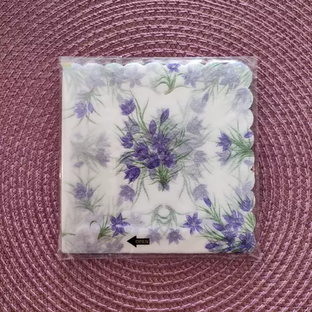 Japanilainen ohut kahviservetti kukat - Servetit - 1100016 - 2